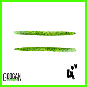 GB – Lunker Log 4″ – Chartreuse Pepper / Green