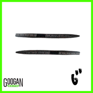 GB – Lunker Log 6″ – Black Red Flake