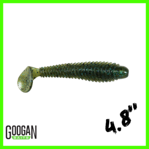 GB – Saucy Swimmer 4.8″ – Green Pumpkin Blue