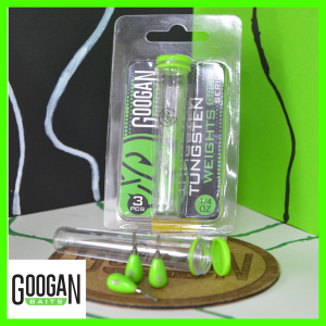 GB – Green Series Weights – Tungsten Dropshot 1/4oz in Googan Green