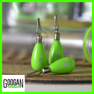 GB – Green Series Weights – Tungsten Dropshot 3/16oz in Googan Green