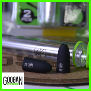 GB – Green Series Weights – Tungsten Worm 1/2oz in Black