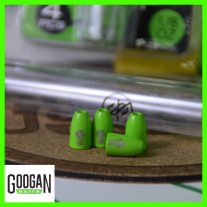 GB – Green Series Weights – Tungsten Worm 1/8oz in Googan Green