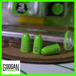 GB – Green Series Weights – Tungsten Worm 3/8oz in Googan Green