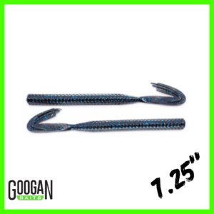 GB – Blazin’ Worm 7.25 in – Black & Blue Flake