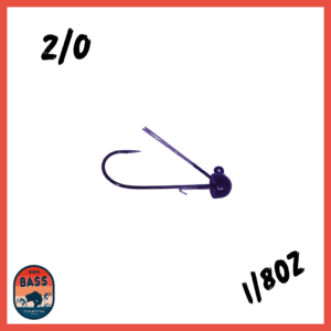Tungsten Weedless Ned Heads 2/0 – 1/8oz