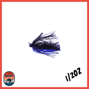 1/2oz Tungsten Resin Football Jig – Black Blue