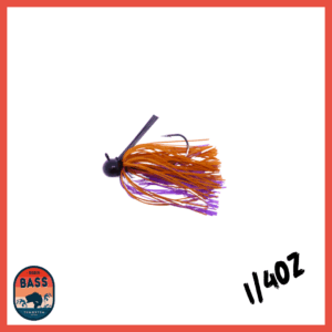 1/4oz Tungsten Resin Football Jig – Brown Purple