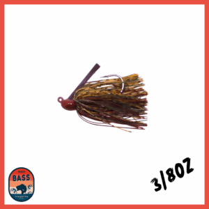 3/8oz Tungsten Swim Jig – Camo Craw