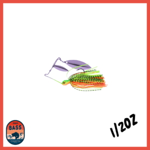 1/2oz Tungsten Twin Willow Spinnerbait – Hot Tiger