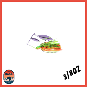 3/8oz Tungsten Twin Willow Spinnerbait – Hot Tiger